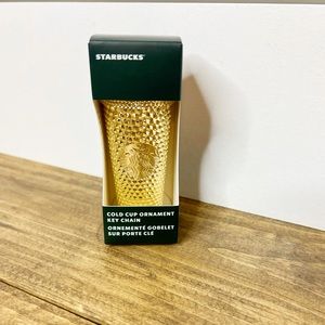 2022 Gold Studded Holiday Tumbler Keychain